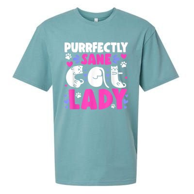 Cat Lady, Cat Lover, Womens Cat Tee, Cat Sueded Cloud Jersey T-Shirt