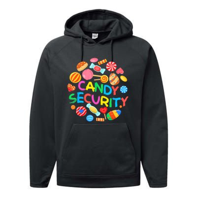 Candy Land Costumes Candy Security Candy Crew Performance Fleece Hoodie