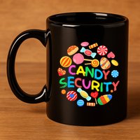 Candy Land Costumes Candy Security Candy Crew 11oz C Handle Ceramic Mug