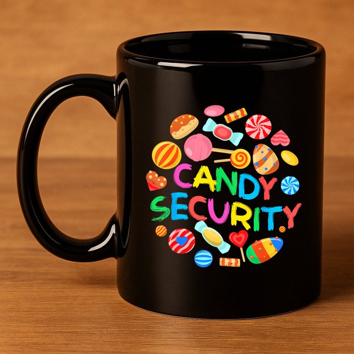 Candy Land Costumes Candy Security Candy Crew 11oz C Handle Ceramic Mug