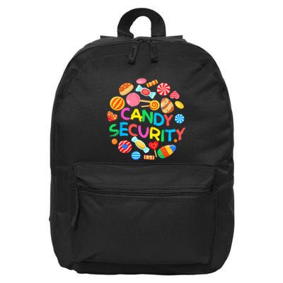 Candy Land Costumes Candy Security Candy Crew 16 in Basic Backpack