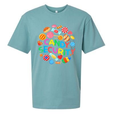 Candy Land Costumes Candy Security Candy Crew Sueded Cloud Jersey T-Shirt