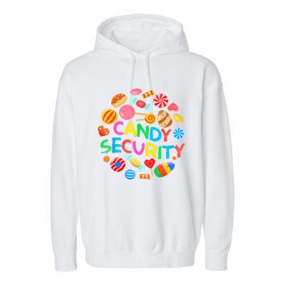 Candy Land Costumes Candy Security Candy Crew Garment-Dyed Fleece Hoodie