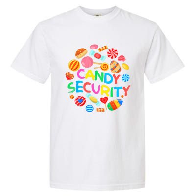 Candy Land Costumes Candy Security Candy Crew Garment-Dyed Heavyweight T-Shirt