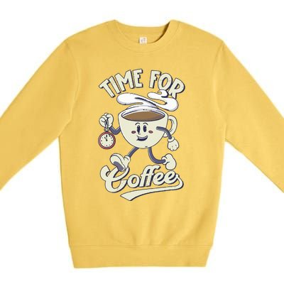 Coffee Lover Coffee Humor Novelty Coffee Funny Coffee Premium Crewneck Sweatshirt