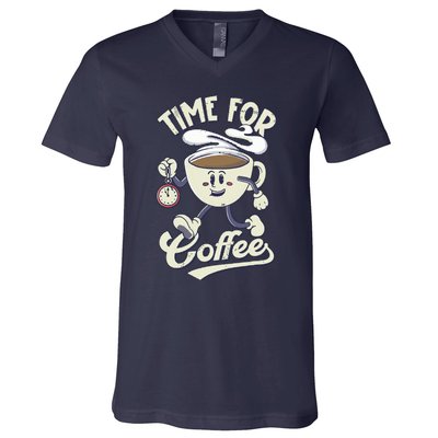 Coffee Lover Coffee Humor Novelty Coffee Funny Coffee V-Neck T-Shirt