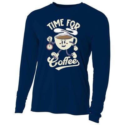 Coffee Lover Coffee Humor Novelty Coffee Funny Coffee Cooling Performance Long Sleeve Crew