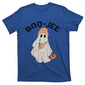 Coffee Lovers Cute Ghost Halloween Costume Boujee Boojee Gift T-Shirt