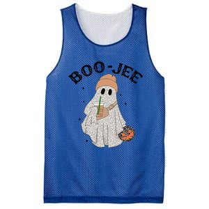 Coffee Lovers Cute Ghost Halloween Costume Boujee Boojee Gift Mesh Reversible Basketball Jersey Tank