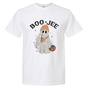 Coffee Lovers Cute Ghost Halloween Costume Boujee Boojee Gift Garment-Dyed Heavyweight T-Shirt