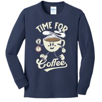 Coffee Lover Coffee Humor Novelty Coffee Funny Coffee Kids Long Sleeve Shirt