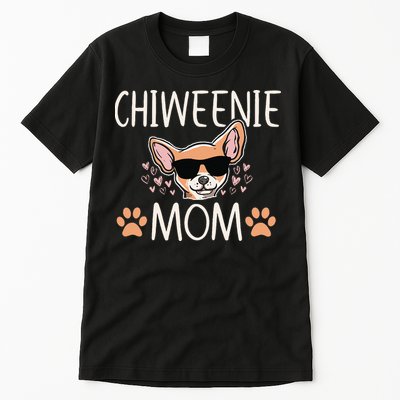 Chiweenie Love Cool Chihuahua Cute Dog Mom Owner Lover Tall T-Shirt