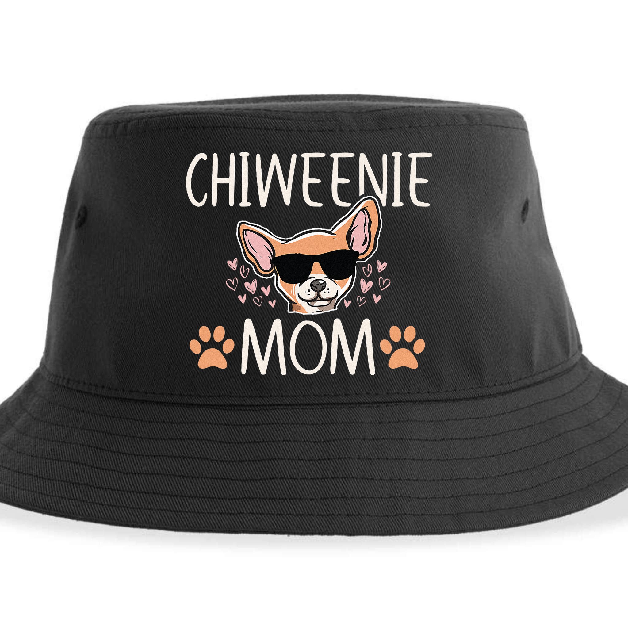 Chiweenie Love Cool Chihuahua Cute Dog Mom Owner Lover Sustainable Bucket Hat