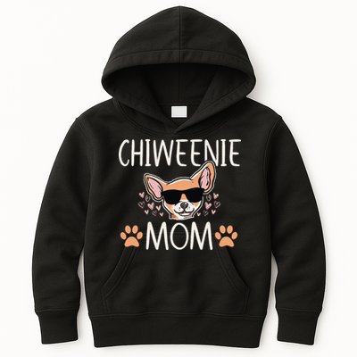 Chiweenie Love Cool Chihuahua Cute Dog Mom Owner Lover Kids Hoodie