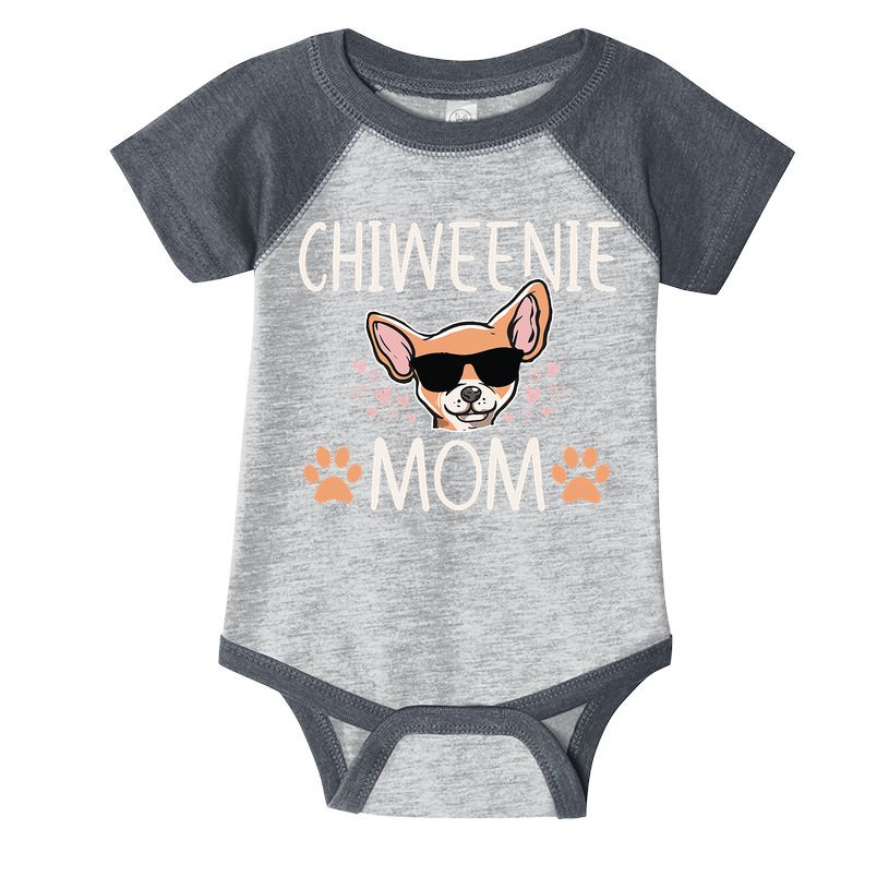 Chiweenie Love Cool Chihuahua Cute Dog Mom Owner Lover Infant Baby Jersey Bodysuit