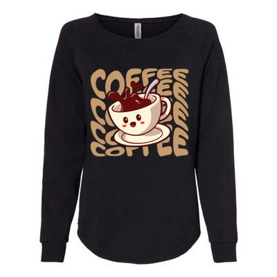 Coffee Lover Womens California Wash Sweatshirt