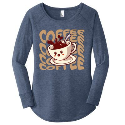 Coffee Lover Women's Perfect Tri Tunic Long Sleeve Shirt