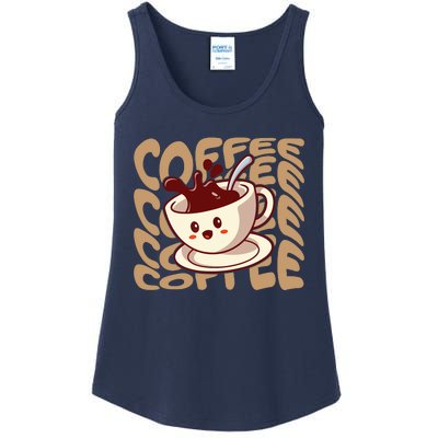 Coffee Lover Ladies Essential Tank