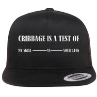 Cribbage Lover Cribbage Board Game Champion Cribbage Flat Bill Trucker Hat