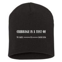 Cribbage Lover Cribbage Board Game Champion Cribbage Short Acrylic Beanie