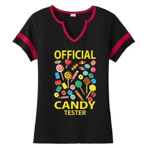 candy land costumes candy land candy security Ladies Halftime Notch Neck Tee