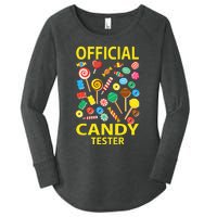 candy land costumes candy land candy security Women's Perfect Tri Tunic Long Sleeve Shirt