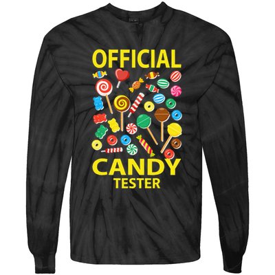 candy land costumes candy land candy security Tie-Dye Long Sleeve Shirt