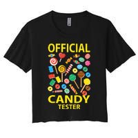 candy land costumes candy land candy security Women's Crop Top Tee