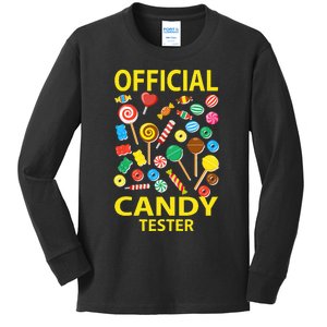 candy land costumes candy land candy security Kids Long Sleeve Shirt