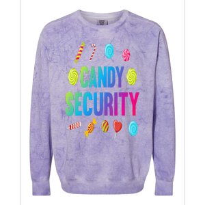 candy land costumes adult candy land candy security Colorblast Crewneck Sweatshirt