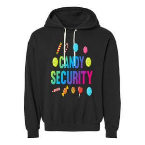 candy land costumes adult candy land candy security Garment-Dyed Fleece Hoodie