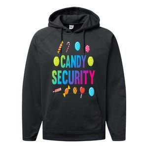 candy land costumes adult candy land candy security Performance Fleece Hoodie