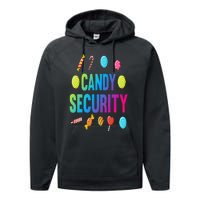 candy land costumes adult candy land candy security Performance Fleece Hoodie