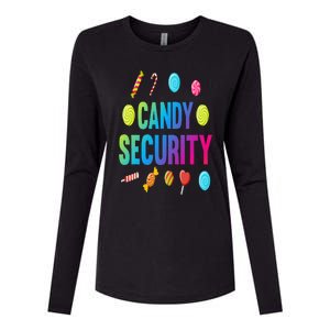 candy land costumes adult candy land candy security Womens Cotton Relaxed Long Sleeve T-Shirt