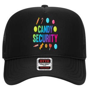 candy land costumes adult candy land candy security High Crown Mesh Back Trucker Hat