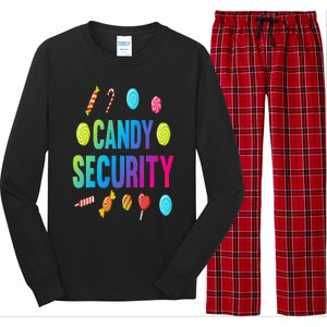 candy land costumes adult candy land candy security Long Sleeve Pajama Set