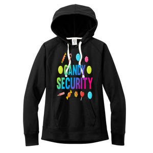 candy land costumes adult candy land candy security Women's Fleece Hoodie