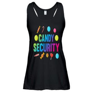 candy land costumes adult candy land candy security Ladies Essential Flowy Tank