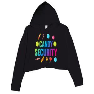 candy land costumes adult candy land candy security Crop Fleece Hoodie