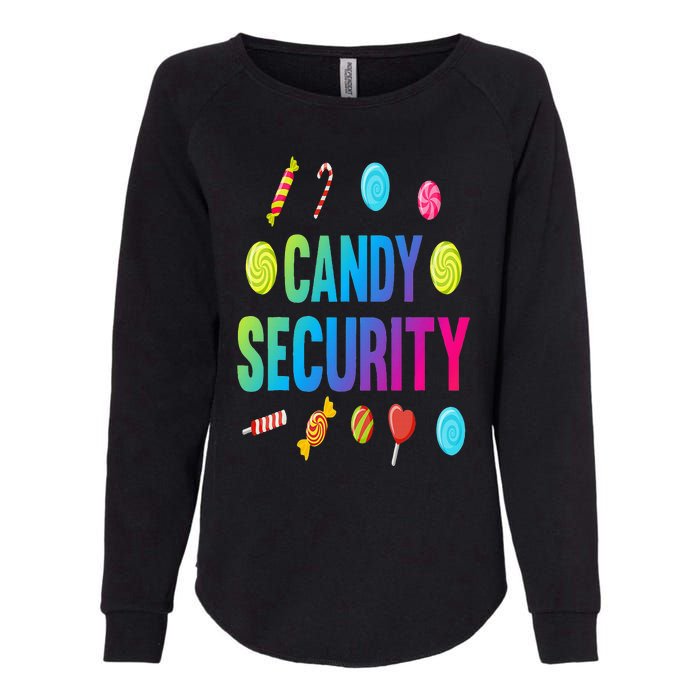 candy land costumes adult candy land candy security Womens California Wash Sweatshirt