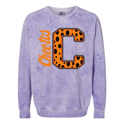 Cheetos Letter C Colorblast Crewneck Sweatshirt