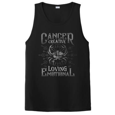 Creative Loving Crab Zodiac Sign Symbol Horoscope Cancer PosiCharge Competitor Tank