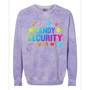 candy land costumes candy land candy security Colorblast Crewneck Sweatshirt