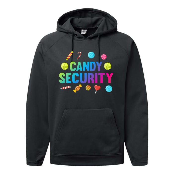 candy land costumes candy land candy security Performance Fleece Hoodie