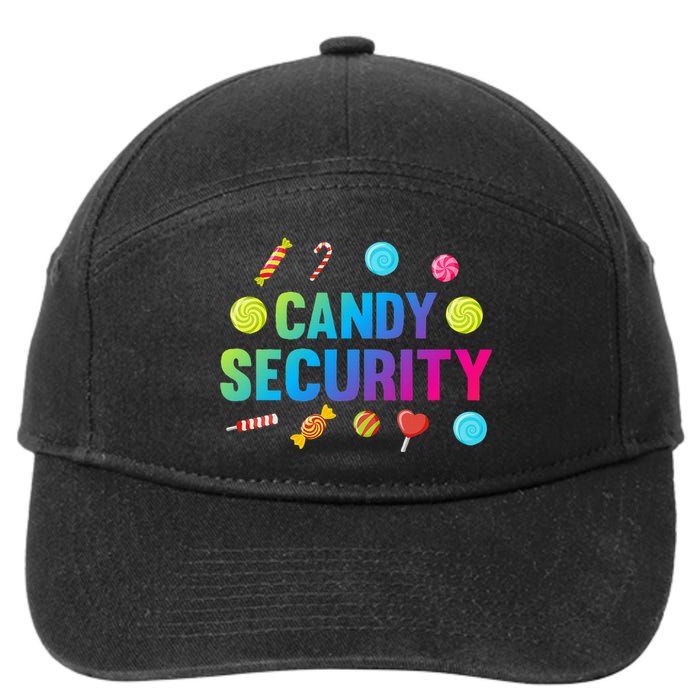 candy land costumes candy land candy security 7-Panel Snapback Hat