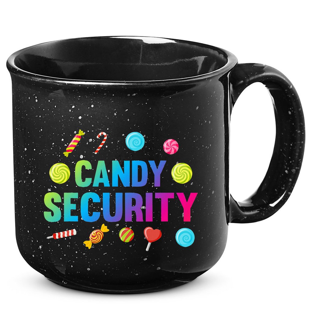 candy land costumes candy land candy security 15oz Campfire Ceramic Mug