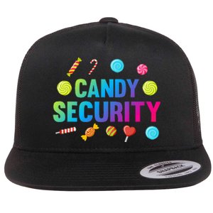 candy land costumes candy land candy security Flat Bill Trucker Hat