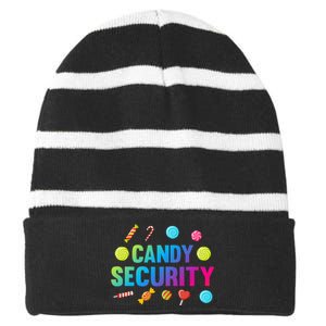 candy land costumes candy land candy security Striped Beanie with Solid Band