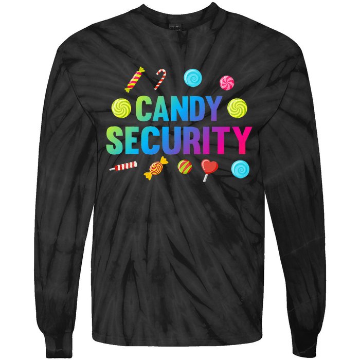 candy land costumes candy land candy security Tie-Dye Long Sleeve Shirt