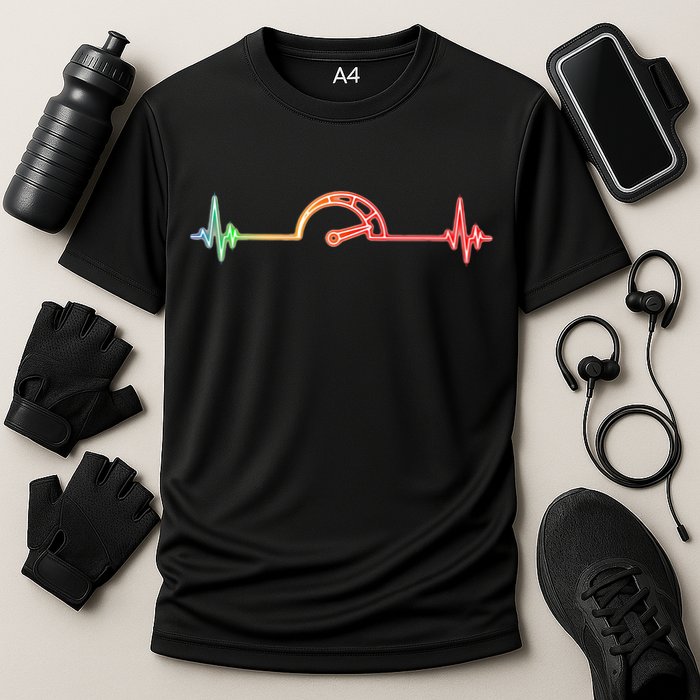 Car Lover Car Racing Speedometer Car Enthusiast Cooling Performance Crew T-Shirt